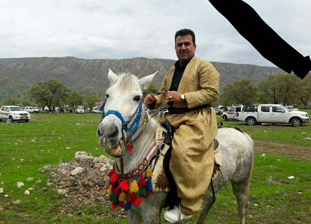 One of the photos of killed Peshmerga Officer Jamal Fatih. (Photo: Social Media)